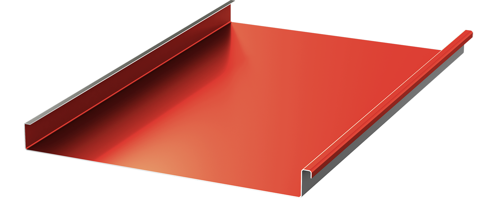 Constitution 1 inch mechanical seam standing seam panel profile